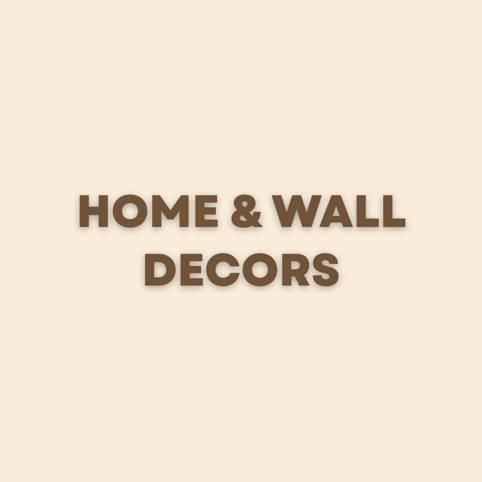 Home & Wall Decors