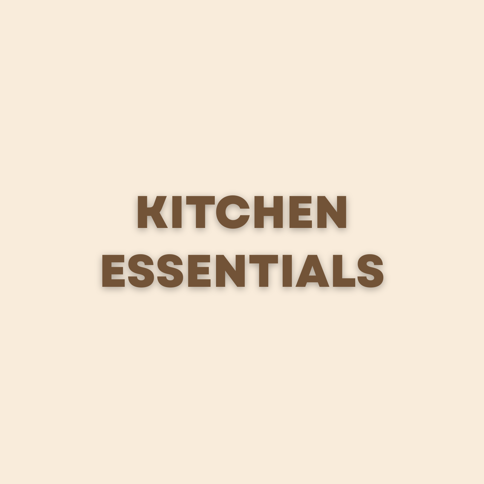Kitchen Essentials