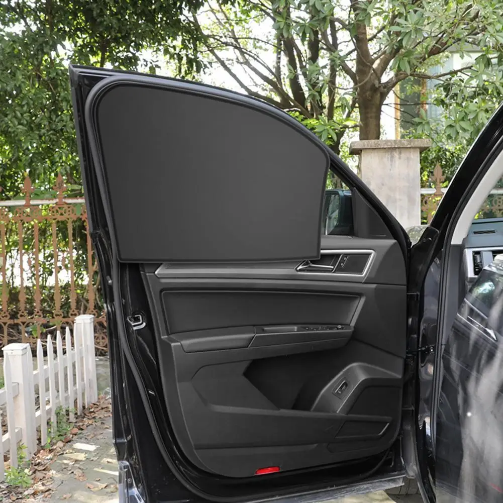 Car Rear Side Window Sunshade UV Protect Shield Mesh, Prevent Mosquito, Sunshine, Privacy Protection, Foldable Curtain - Grace Aura Store